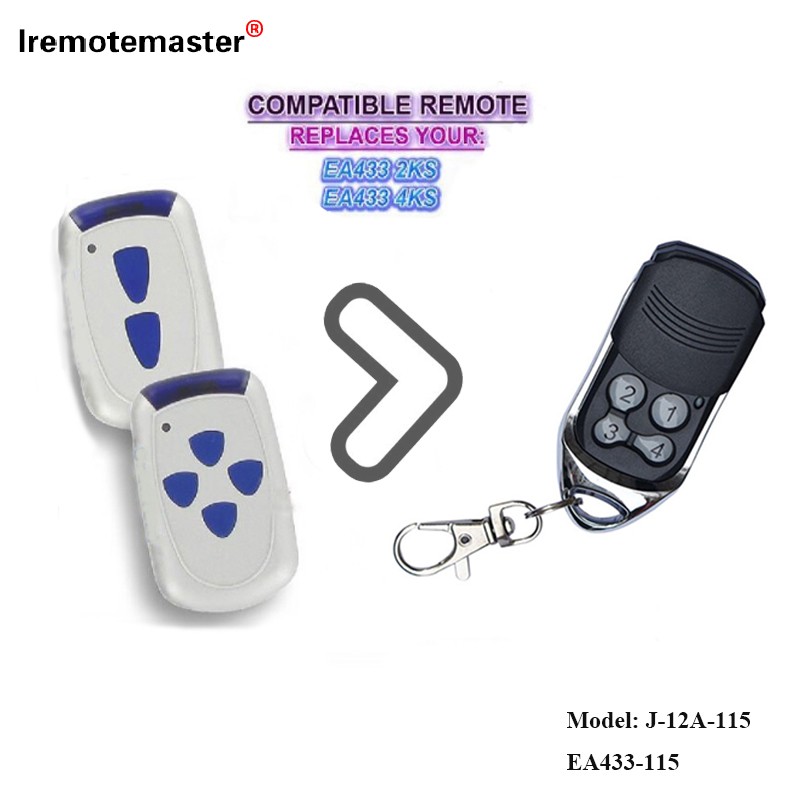 Foar EA433 2KS Garage doar Opener Rolling Code 433,92 MHz