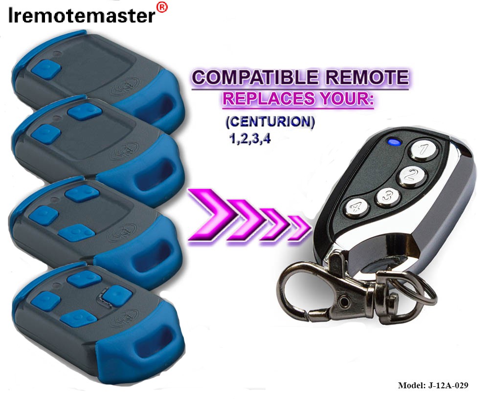 Foar ferfanging fan ôfstânkontrôle 433.92MHz Rolling Code Garage Door Opener Command Transmitter